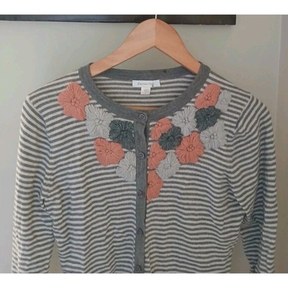 Garnet Hill 100% Wool Cardigan - Picture 2 of 10